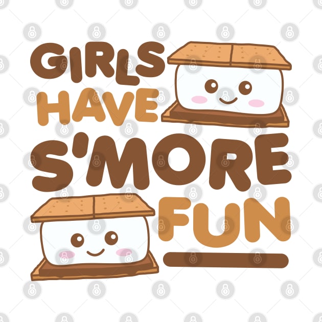 Girls Have Smore Fun Camping S'more Camper Glamping by DetourShirts