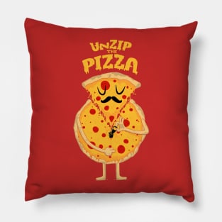 Unzip the Pizza Pillow