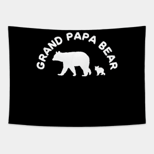 Grand Papa Bear with 1 One Cub Shirt Grandfather Gift Tapestry