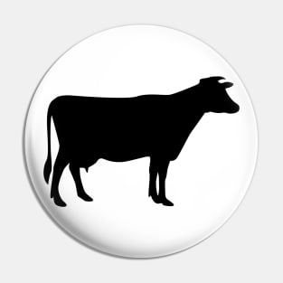 Cow Silhouette Pin