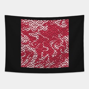 Red Dragon Scales Tapestry