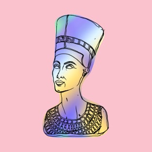 Nefertiti with holographic degradation T-Shirt