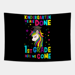 Kindergarten Done Here We Come Gift Tapestry