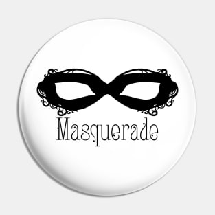 Black Masque - Masquerade Pin