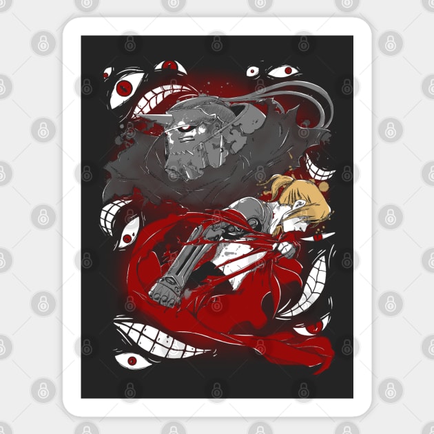 FullMetal Brothers Fullmetal Alchemist Sticker TeePublic