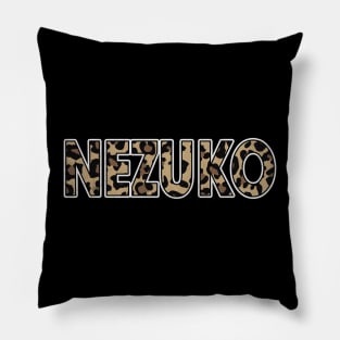 Awesome Proud Name Nezuko Pattern Retro Anime Pillow