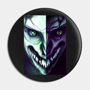 EVIL LAUGHING CREEPY HALLOWEEN VAMPIRE Pin