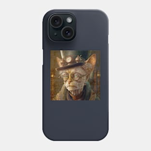 Steampunk Cat Lady Phone Case