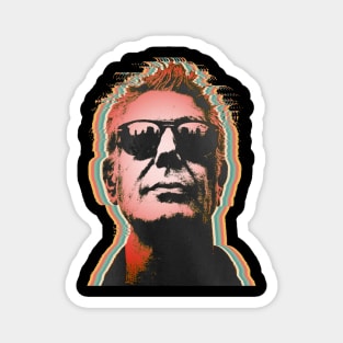 Retro Anthony Bourdain Magnet