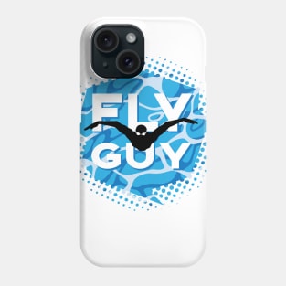 Swim Pool ButterFly Guy Swimmer Phone Case