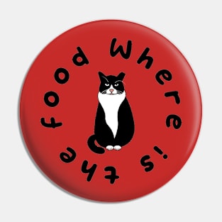 Cute Funny Cat Design Pin