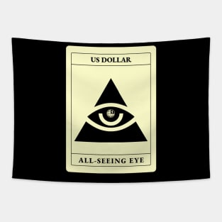 US Dollar All Seeing Eye Tapestry