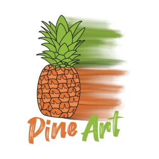 Pine Art Pineapple T-Shirt