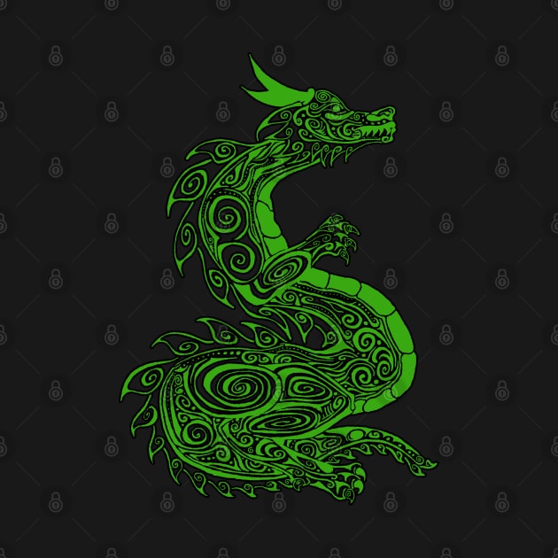 Green Dragon by ElisabethFriday