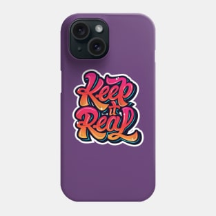 Lettering  graffiti  text  logo  typography design Phone Case