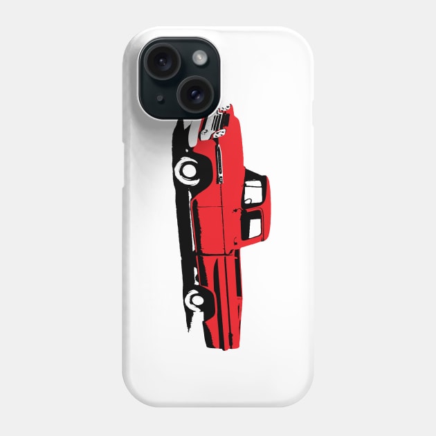 Red Pickup Truck Phone Case by Wright Art