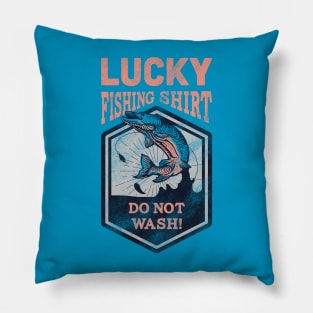 Lucky Fishing Shirt Pillow