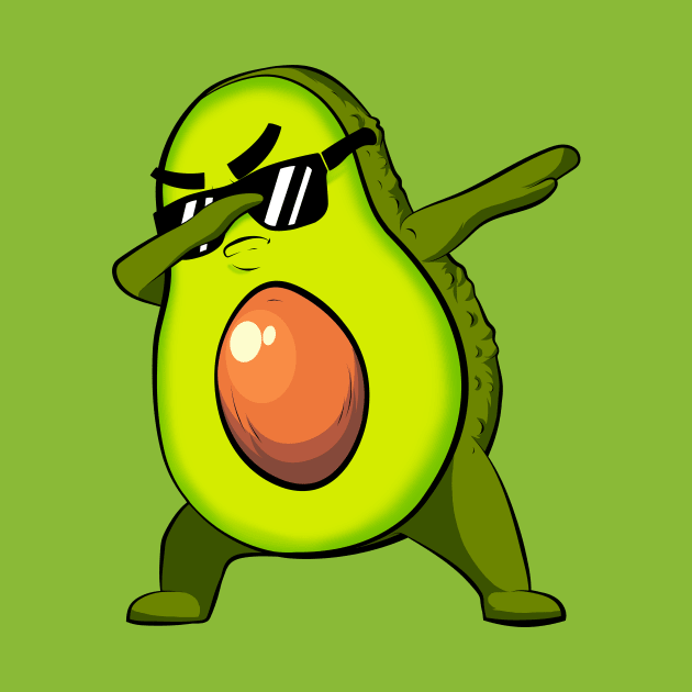 avocado dabbing by the house of parodies