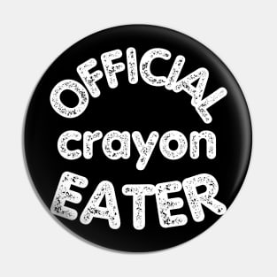 Crayon Eater official crayon eater Pin