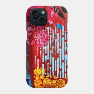 Yellow flowers on a blue sky Phone Case