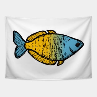 Rainbowfish - freshwater aquarium fish Tapestry