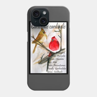 Northern cardinals Phone Case