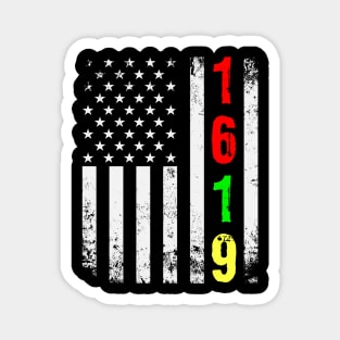 Project 1619 Our Ancestors American Flag Magnet