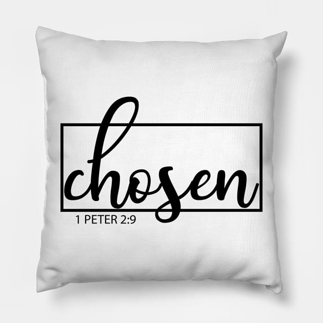 CHOSEN  1 PETER 2;9 Pillow by King Chris