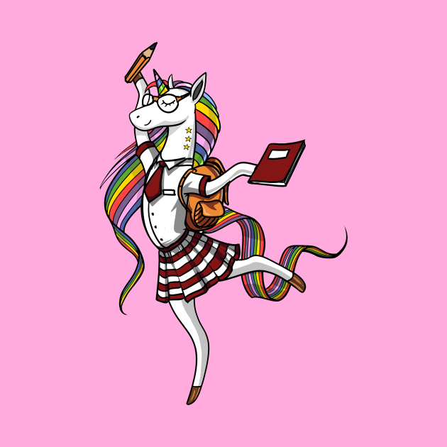 Unicorn Schoolgirl by underheaven