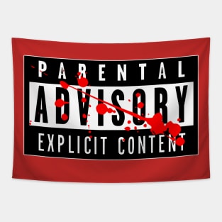 Parental Advisory Explicit Content Tapestry
