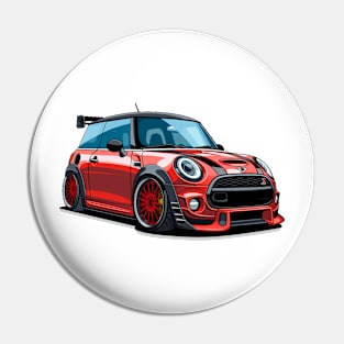 Mini GP Cartoon Red Pin