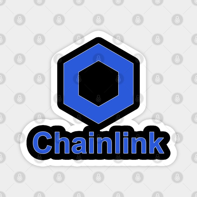 Chainlink Crypto Link Magnet by BitcoinSweatshirts