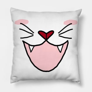 Cute cat face Pillow