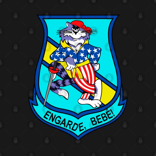 F-14 Tomcat - Engarde, Bebé - Clean Style by TomcatGypsy