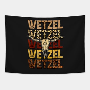 Koe Western Country Music Wetzel Bull Skull Tapestry