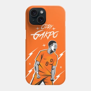 Gakpo #8 NTL 22 Football Celebration Phone Case