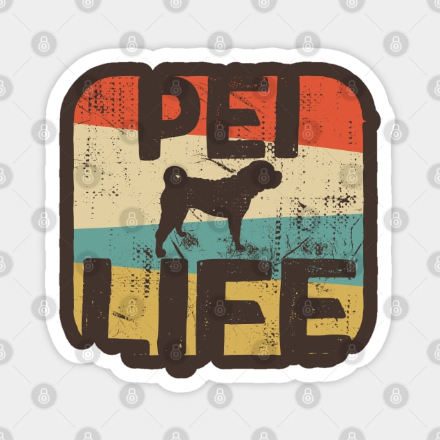 Retro 1970s 'Pei Life' Magnet by Geekasms