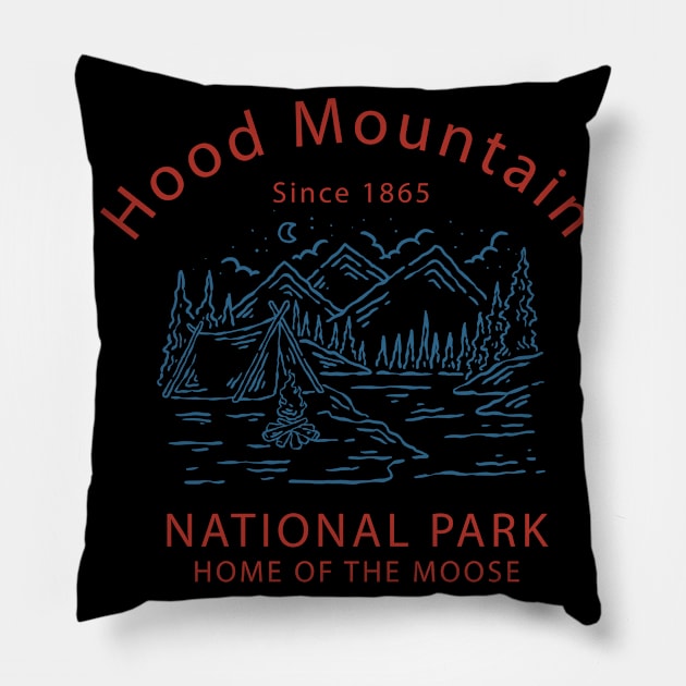 Hood Mountain Pillow by Easy On Me