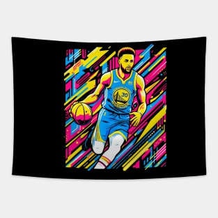 stephen curry colours Tapestry