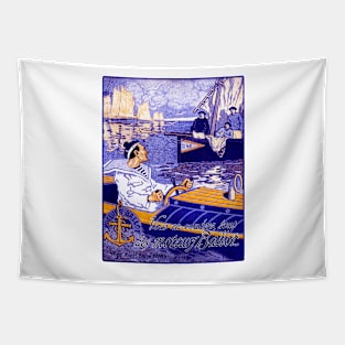 1910 Ballot Nautical Motors Tapestry