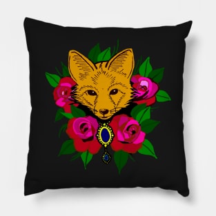 red fox Pillow