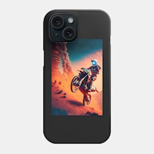 Cool Dirt bike- On Mars Phone Case