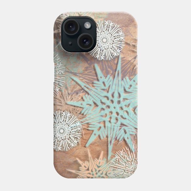 vintage snowflakes Phone Case by augenWerk