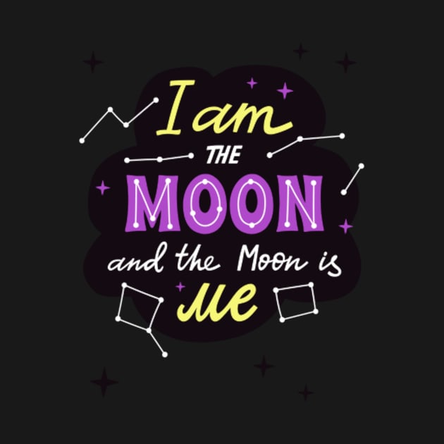 I am the Moon and the Moon is me by Pink-Lotus