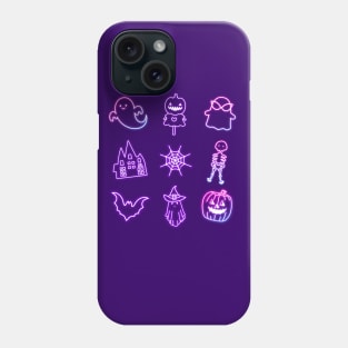 Neon Halloween Phone Case
