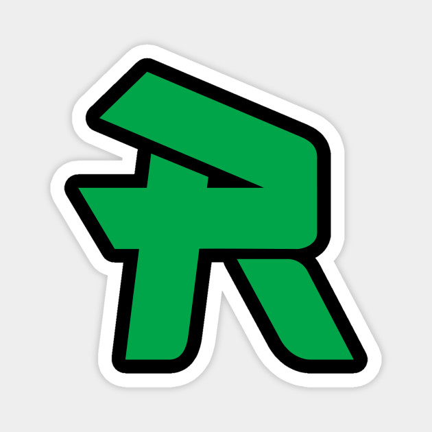 Letter R Logo Green Gift Letter R Magnet Teepublic