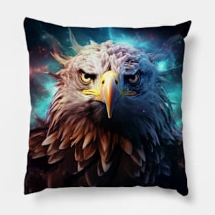 Eagle Animal Bird Majestic Wilderness Surrealist Pillow