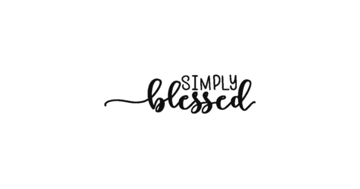 Download Simply Blessed unisex T-shirt - Simple Design - T-Shirt ...