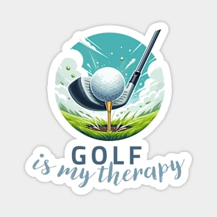 Golf Is My Therapy Magnet