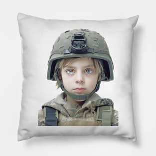Innocent Valor: The Courageous Journey of a Young Soldier Pillow